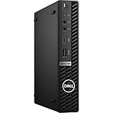 Dell Optiplex 5080 Micro Desktop, Core i5-10500T, 1 TB SSD, 16 GB RAM, 6 Kerne mit 3,8 GHz, Win 11 Pro, Schwarz (Generalüberholt)