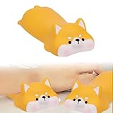 HJIAMA Handgelenkauflage Tastatur, 13 x 6,8 cm Handgelenkauflage, Orange Wrist Rest, Lindert Ermüdung Handgelenks, Weist Mäusehände Zurück, Anti Stress, Dekorativ