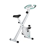 Ultrasport Heimtrainer Fahrrad Klappbar I Hometrainer Fahrrad Klappbar Extra Leise bis 130 KG mit Komfort-Sattel I Fitnessbikes, Indoor Bike, Trimmrad, Minze