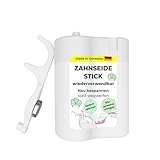TONSI Zahnseide Stick wiederverwendbar | Neu bespannen statt wegwerfen | Zahnseide Halter Made in Germany | Kompatibel mit allen Zahnseiden