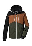 Killtec Herren Skijacke Funktionsjacke mit Kapuze und Schneefang KSW 306 MN SKI Jckt wasserdicht, Winddicht, atmungsaktiv 00200-schwarz XL
