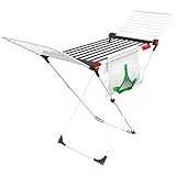 Vileda Soft Care X-Legs Wäscheständer für den Innenbereich, Grau/Weiß, 19 m