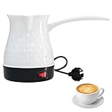 Byzesty Espressokocher, Elektrische Türkische Kaffeekanne 500ml Espressokocher Induktion Türkische Kaffeemaschine Elektrische Kaffeekocher Mokkakanne Für Zuhause, Büro, Reisen Für Espresso, Mocca, Tee