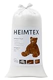 HEIMTEX Füllmaterial 3kg – 100% Frische Polyesterfaser, Oeko-Tex Standard 100 Zertifiziert – Weiche Füllwatte für Kissen, Kuscheltiere, Polster & DIY Bastelprojekte