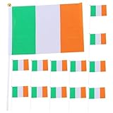 BESPORTBLE 4 Sätze Handschwenkende Flagge Flaggen Patriotische Fahnen National Handheld-union-jack-flagge Irland Flagge Irish Flag Gartendekor Handschwenkende Fahnen Plastik 20 Stück * 4