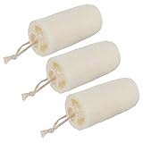 Wanmu 2 Stück Luffa Schwamm, Natürliche Luffa Gurke schwamm Peelingschwamm LuffSchwämme Duschschwamm Loofah Körperbürste Wäscher für Körperpflege Küche Camping SPA Küche Bad