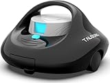 TALOSBO Pleco Se Poolroboter Akku 130 Mins Leistungsstarke Reinigung, Automatischer Kabelloser Poolreiniger Duale Motoren für Flachboden Pool bis zu 80 m²