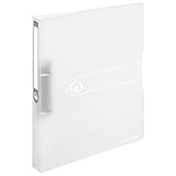 Herlitz 11205770 Ringbuch, A4 (2 Ringe, 25mm, PP-Folie) Farblos