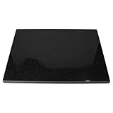 Stein-Schneidebrett 40 x 30 cm I schwarz I Naturstein I Servierplatte I Deko-Untersetzer, Unterlage I Accessoire I rutschfest