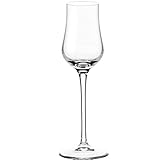 Leonardo Ciao+ Grappa-Gläser, 1 Stück, Schnaps-Glas mit gezogenem Stiel, spülmaschinenfestes Digestif-Glas, 8,5 cl, 061452