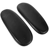 Ersatz Bürostuhl Armlehne Arm Pad Pu Leder Gepolsterte Armlehne Ellenbogen Kissen für Universal Stuhl 2 Stücke (Schwarz)