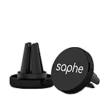 Saphe Halterung für Lüftungsschlitze | Auto Gadget | - Mit leistungsstarkem Magnet - Kompatibel mit Saphe Drive Mini und Saphe One+ und auch geeignet als Handyhalterung Auto