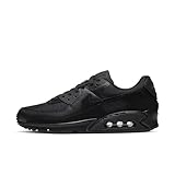Nike Herren Air Max 90 Laufschuh, Black Black Black White, 42.5 EU