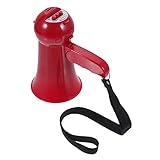 ibasenice Tragbarer Lautsprecher mit Handgriff Batteriebetriebene Mini Lautsprecher für Sportveranstaltungen Partys und Leicht und Langlebig mit Lautstärkeregler