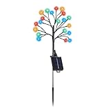 Solargarten Blumenlichter, Solarblumenlichter im Freien - Solar angetriebene Feenlichter wasserdicht | Außenterrasse für Landschaft, Garten, Rasen, Wege und Weg