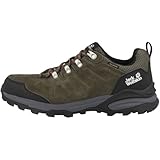 Jack Wolfskin Herren Refugio Texapore Low M Walking-Schuhe, Khaki / Phantom, 42 EU