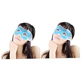 FOMIYES 3 Stück Brille Augenklappe Aus Geschwollen Schlafen Kompresse Kühlung Entspannender Blindgänger Kühlpflaster Augenflächen -augenmaske Blue