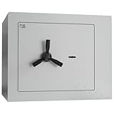 Profirst Wertschutzschrank Fortress 30 EN1 Doppelbartschloss 2 Schlüssel Feuerfalz Stahl 1 verstellbarer Fachboden inkl. Befestigungsmaterial