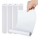(4 Rollen) Thermopapier A4 für tragbare Drucker (ca. 116Blatt), Thermodrucker Papier A4, a4 thermopapier, Schnell trocknendes, BPA-freies Thermal Paper A4, perfekt für Datei-Webseiten-Fotodruck