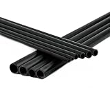3–8 schwarze PVC-Rohre for Aquarien, Fischtanks und Gartenbewässerung – 50 cm Länge, Außendurchmesser 5–19 mm, Innendurchmesser 2–16 mm(3Pcsx4mmx7mm)