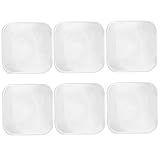 TOVINANNA 6 Stück Silikon Türstopper Wandpuffer Transparent Selbstklebend Dicker Wandschutz für Zimmertüren Stoßabsorbierend und Geräuschreduzierend als Türschutz und Kantenschutz