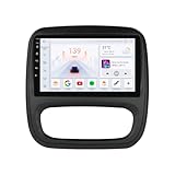 Ossuret Android 12 Autoradio für Renault Trafic 3 (2014-2021)/ Opel Vivaro B (2014-2018), 8-Core 4G+32G GPS Navi 9-Zoll-QLED-Touchscreen mit CarPlay Android Auto Bluetooth WiFi 4G LTE DSP RDS
