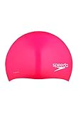 Speedo Unisex-Erwachsene Silikon-Badekappe für Lange Haare, Rose, Einheitsgröße