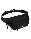 WATERFLY Bauchtasche Gürteltasche Herren Damen: Sportlich Hüfttasche Stylisch Fanny Waist Pack Klein Festival Bumbag MTB Hipbag Gassi Bum Bauchbeutel Unisex Hip Bag für Sport Hundetraining