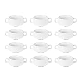 Olympia Athena Hotelware Stapelbare Suppenschüssel - 290ml 10oz (Box 12), 57mm x 160mm, Weiß