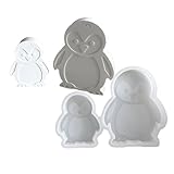 Schöne Designs, stabile Silikonform für Seifenherstellung, tragbar, für Pinguine, handgefertigte Geschenke und Ornamente