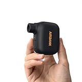AIRBANK Mini-Fahrradpumpe POCKET SE, 100 PSI elektrische Fahrradluftpumpe für Rennräder, tragbare Fahrradpumpe, Fahrradreifenfüller für Schrader- und Presta-Ventil mit wiederaufladbarem Akku