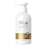 Snail Hydrate Körpercreme, Lotion, straffende und straffende Feuchtigkeitscreme für trockene Haut, pflegende Feuchtigkeitscreme für Körper und Hände, nicht klebrig, leicht und pflegend, zieht schnell