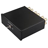 Lorrgasw HiFi-Stereo-Audio-Eingangssignal-Umschalter mit 4-in-1-Ausgang, 2-in-1-Ausgang, einfach zu bedienen