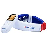 FARMAMED Hals-Elektrostimulator, Mit Wärme gegen Muskelschmerzen, multifunktionales Elektrostimulationsgerät mit kabelloser Fernbedienung und LCD-Display
