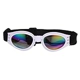 PENIKOKO Haustier-Sonnenbrille Für Hunde Schützend Schutz Halloween Sommer Welpe Haustier Hund Sonnenbrille Uv Im Freien Hundebrille Für Kleine Hunde Beschützer Weiß Abs