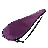 Squash-Schlägerhülle, 5 mm, Baumwolle, gepolstert, Violett