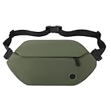 OUXUNDAI G¨rteltasche Multifunktionaler Brustbeutel Wasserdicht Im Freien Freizeit Für Männer Tailentasche Schulter Messengerbeutel-Militärgrün