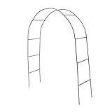 Happyyami 1 Satz Gewölbte Blumen ständer Rasendekoration im Freien Steht Einheit Outdoor- Pergola Gazebo gartenlauben gartendeko rostoptik Hochzeitsbogen Bogen dekorieren Eisen Green