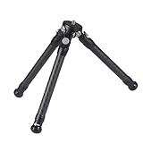 Mini-Stativ aus Karbonfaser, tragbar, mit 6,35 mm Schraube für Kamera, Smartphone-Halterung, max. Tragkraft 3,5 kg (ausziehbare Version)