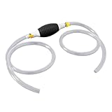 HEMOTON Manuelle Siphon Pumpe Benzin Ölabsaugpumpe Kraftstoffförderpumpe mit Schlauch für Auto und LKW Vielseitig Einsetzbar Robustes PVC und Gummi Material Einfache Handbedienung