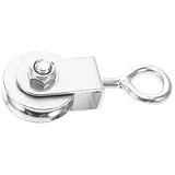 Uonlytech Pulley Wheel mit Lager Umlenkrolle für Fitnessgeräte Tragkraft Einstellbare Seilrolle für Einfaches und Bewegen für Bau und Lagerhaltung