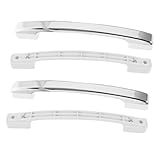 Warmhm 2 Stück Teiliges Abs kühlschranktürgriff Ergonomisch Rutschfest Langlebig und Passend für Gefrierschränke Kühlgeräte und Gewerbliche Kühlvitrinen Moderne Optik Einfache Montage