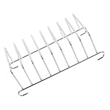 PAMINGONO Elektrische Fritteuse, Brotrost, Grillrost Aus Edelstahl, Grillrost, Dampfrost Aus Edelstahl, Toastrost, Backform, Haushalts Luftfritteusenregal, Luftfritteusenrost Für Zuhause,