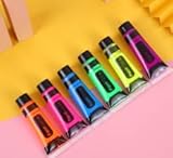 UV-Bodypaint Körpermalfarben Schwarzlicht fluoreszierende Schminke Bodypainting Neon Farben Leuchtfarben
