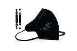 Trading Bros 20x FFP2 Maske Schwarz Kleine Größe Mini Size