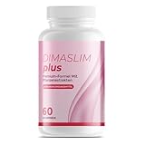DIMASLIM Plus – Premium Pflanzenformel mit Himbeer-, Guarana-, Grüntee- & Grünkaffee-Extrakten – 60 Kapseln
