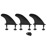 Swiixxer Surf Brett Fin Kits Softtop Surf Brett Flossen Schaum Surf Bretter ZubehöR für Surf Begeisterte