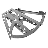 OSALADI 1 Paar Schuhschrank Scharniere aus Metall Zweilagiges Klappregal Verdeckte Beschläge Graues Flip Rack für Schuhregale Zuhause