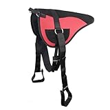 Brama West Reitpad Toledo - Bareback mit Haltegriff und Kunstfell - baumlos - Rot, Gr. Pony