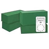 VonBueren 4 x Steckschaum nass Steckschwamm für Blumen | ca. 23 x 11 x 7,5 cm je Blumensteckschaum | Steckmasse zum Basteln | Steckmoos | für Kunstblumen und Frischblumen | Made in EU